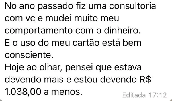 Depoimento: Devendo R$ 1.038 a menos após mudar comportamento com dinheiro